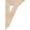 Ekena Millwork Traditional Traditional Smooth Bracket w/ Offset Brace, Douglas Fir, 7 1/2"W x 22"D x 34"H BKT0806X22X34TRA01SDF - alternate 4